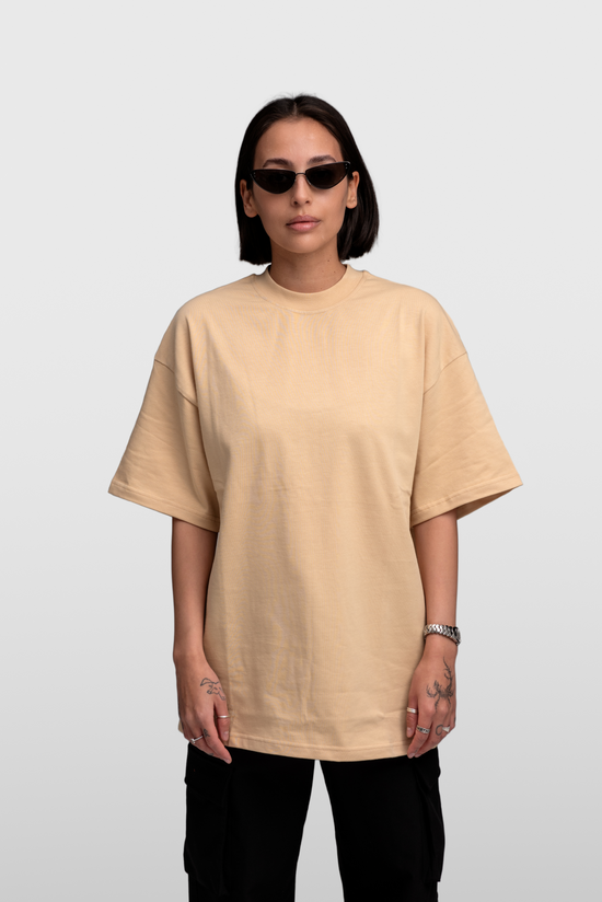 Box Fit T-shirt in Sand