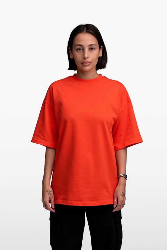 Box Fit T-shirt in Vulkan Orange