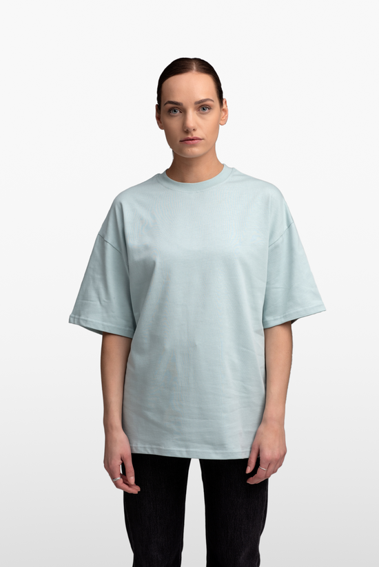 Box Fit T-shirt in Baby Blue