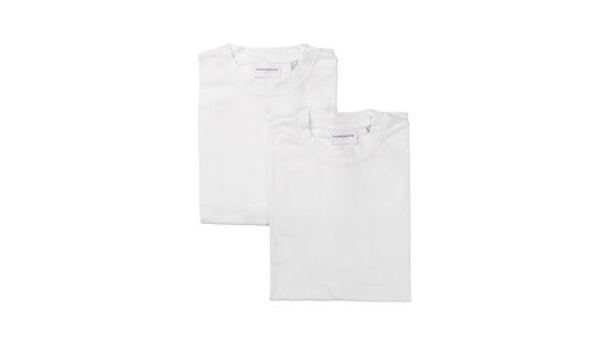 Box Fit T-shirt in Optic White (2-pack)