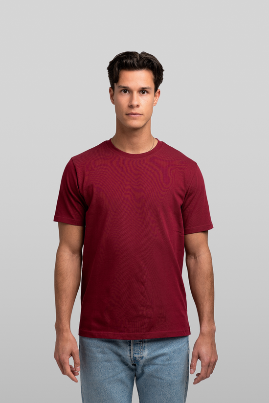 Classic Fit T-shirt in Burgundy