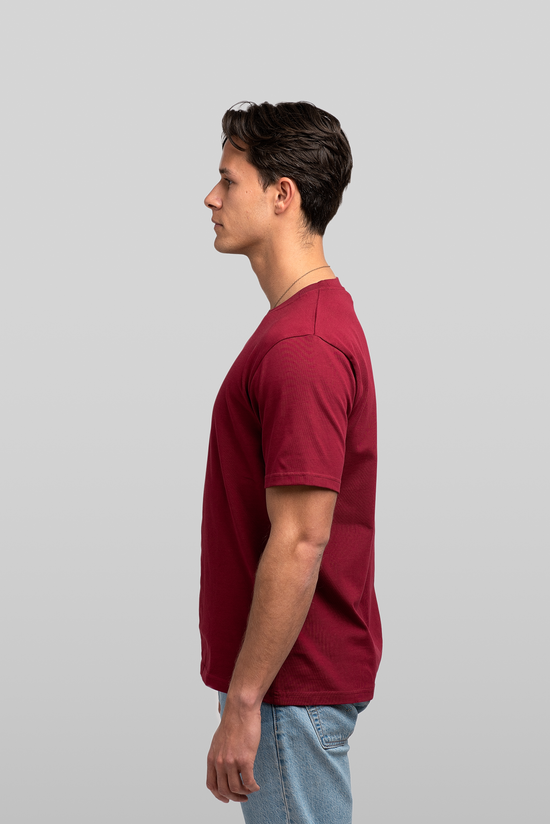 Classic Fit T-shirt in Burgundy