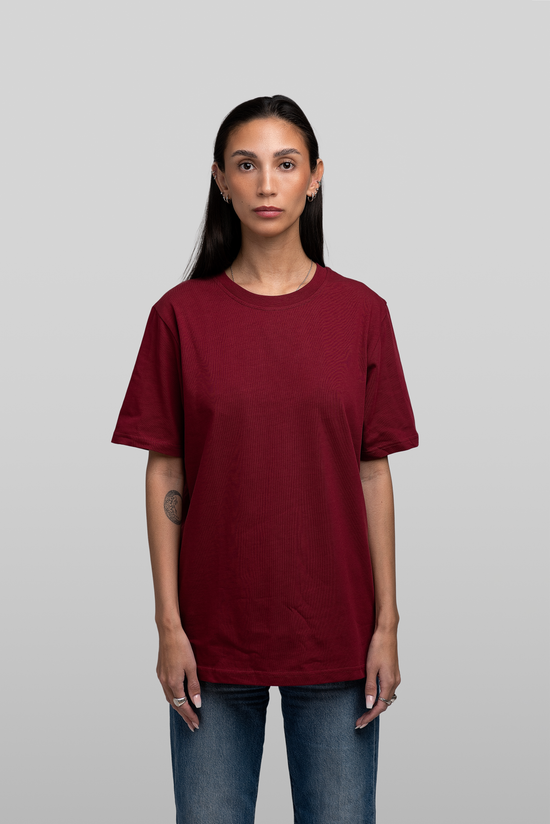 Classic Fit T-shirt in Burgundy