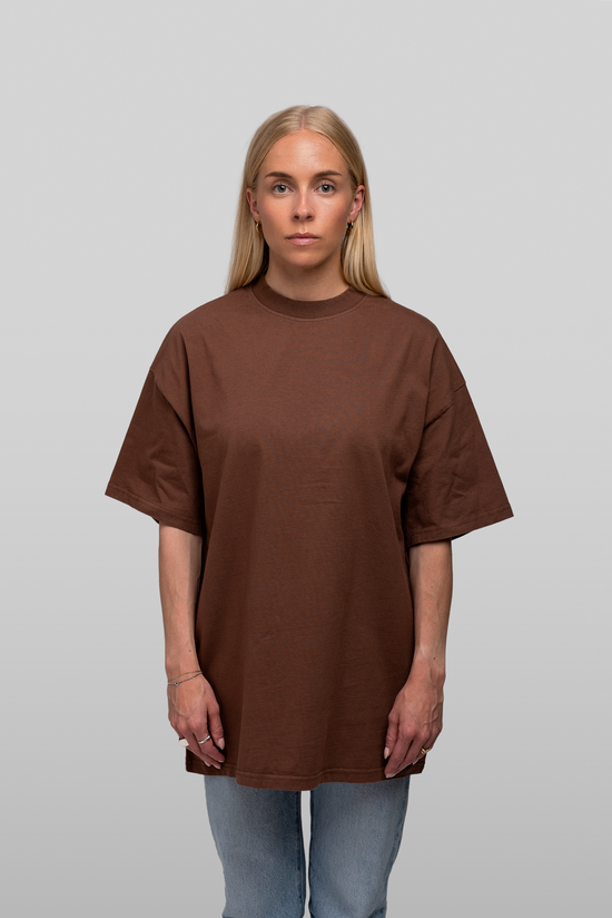 Box Fit T-shirt in Vintage Brown