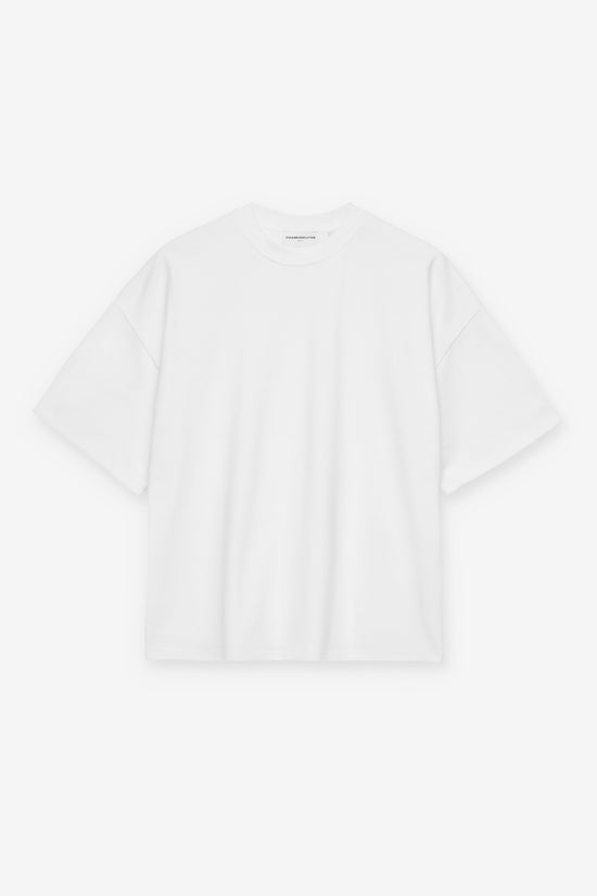 Cropped Boxy T-shirt in Optic White