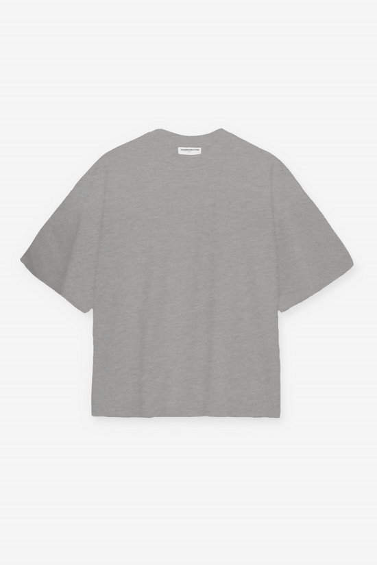 Cropped Boxy T-shirt in Heather Grey