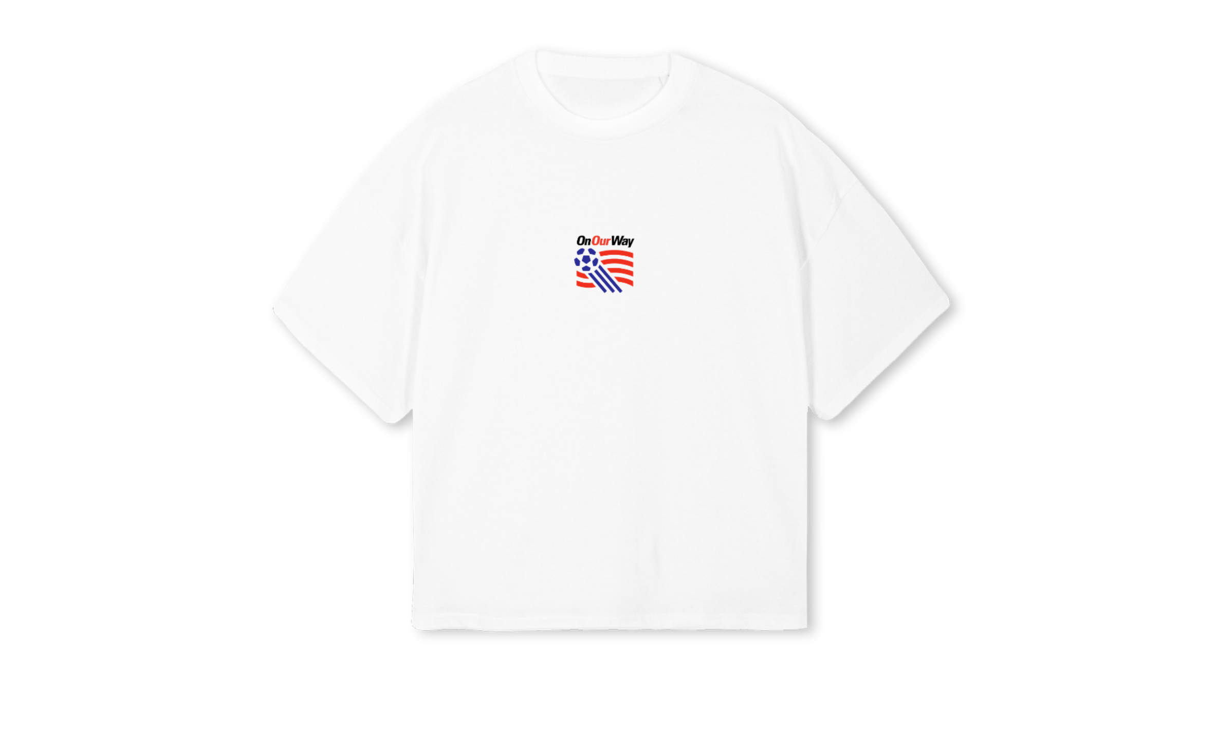 On Our Way Cropped Boxy T-shirt in Optic White