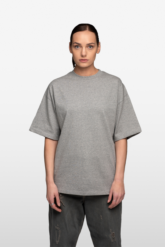 Box Fit T-shirt in Heather Grey